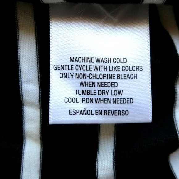 Style & Co. Black White Striped Tank Dress 2X - Picture 9 of 9